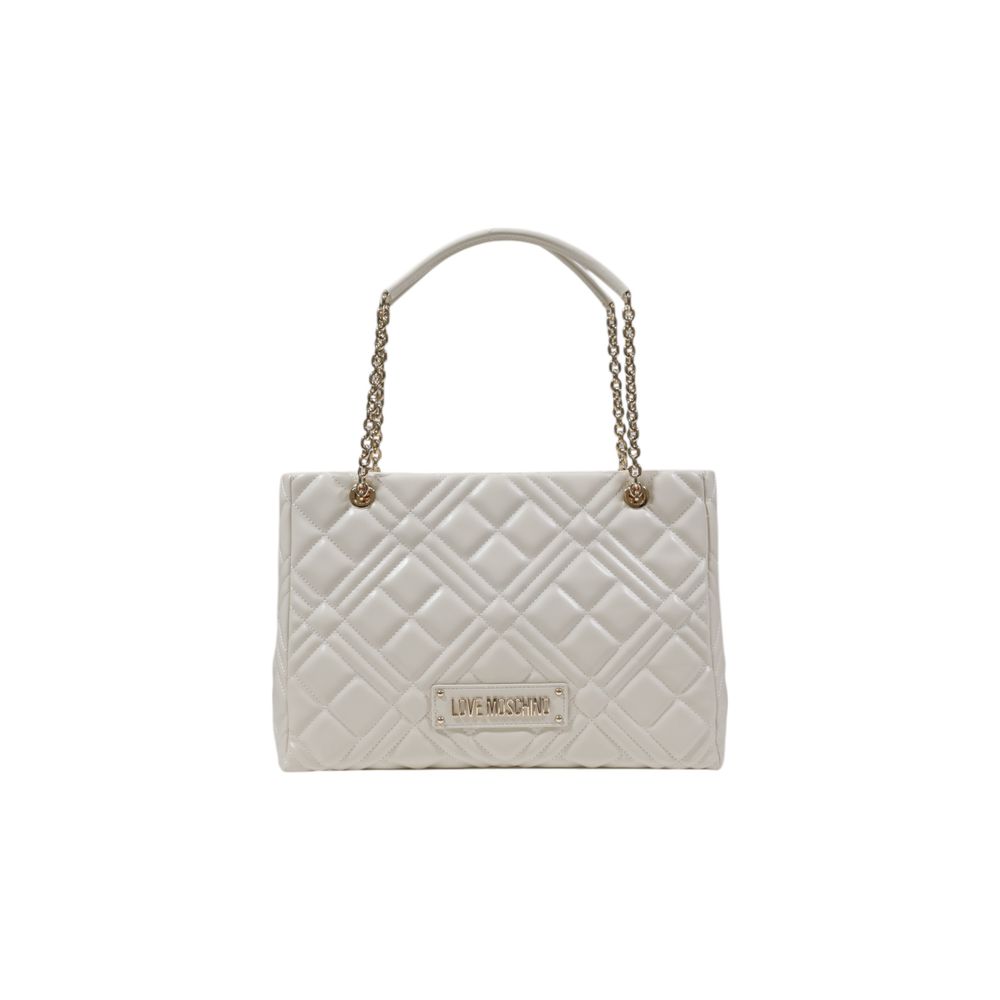 Love Moschino Beige Polyethylene Handbag