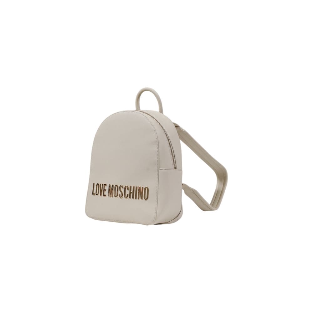 Love Moschino Beige Polyethylene Backpack