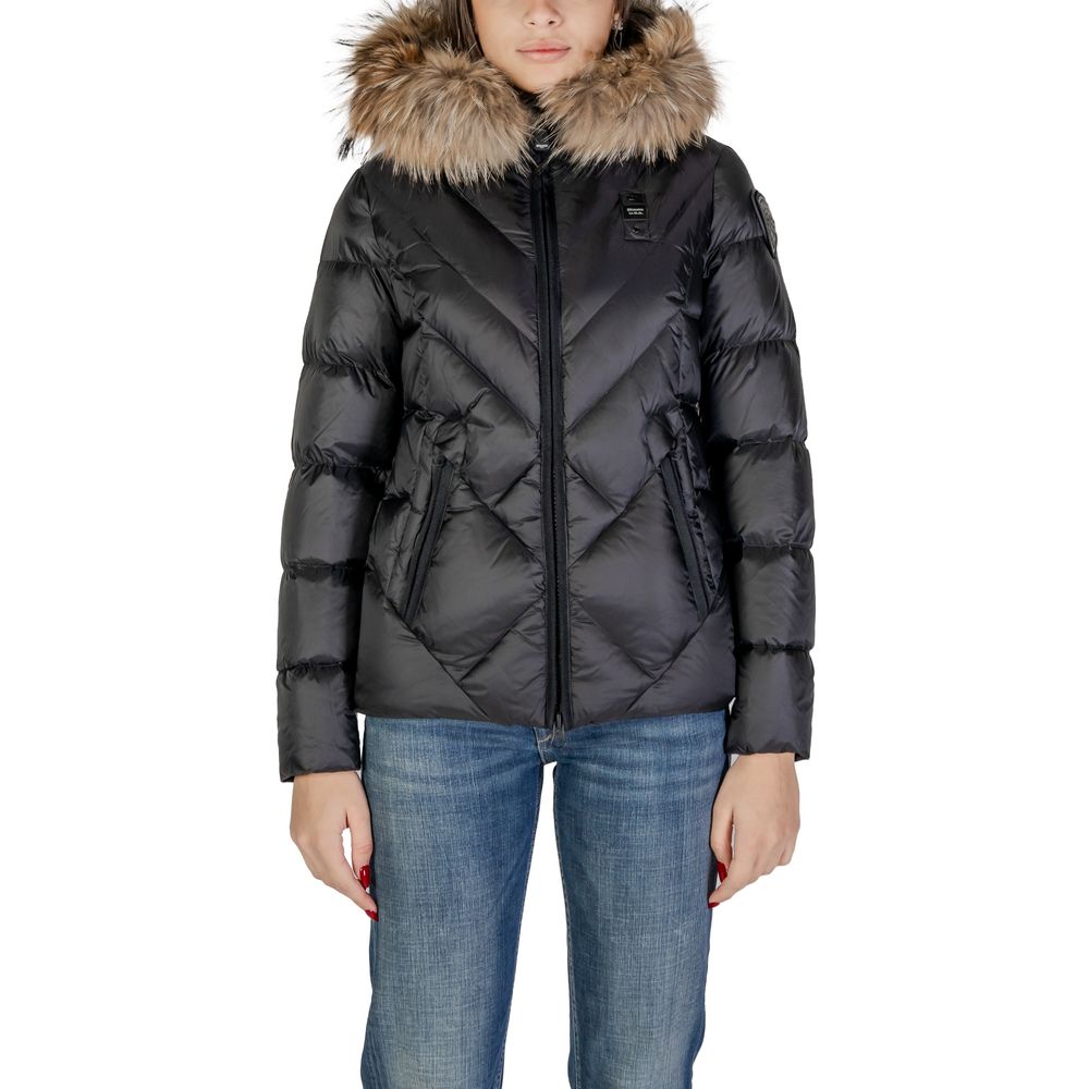 Blauer Black Polyamide Jackets & Coat