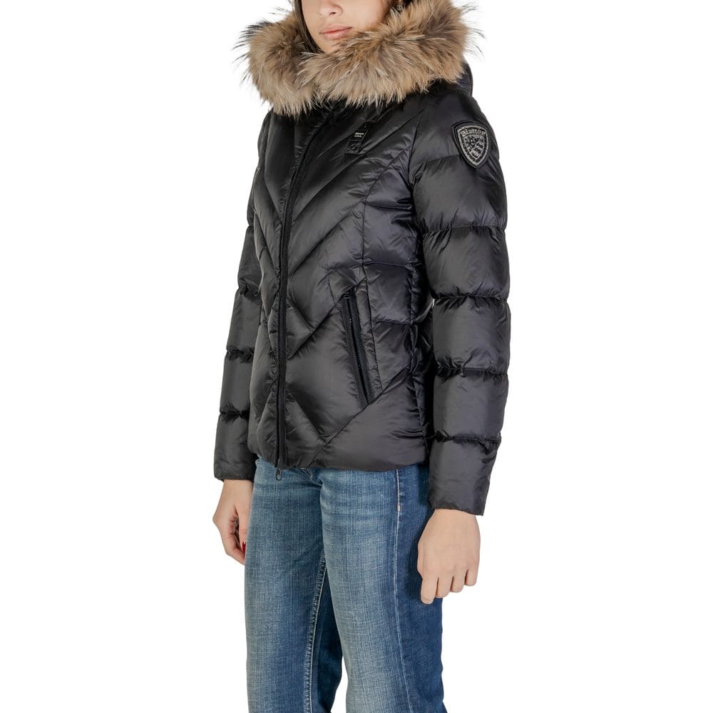 Blauer Black Polyamide Jackets & Coat