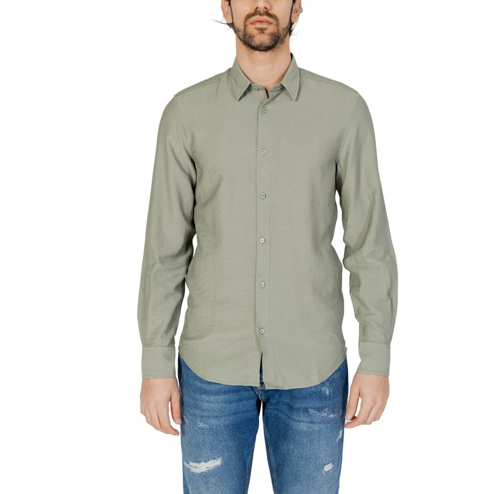 Antony Morato Green Viscose Shirt