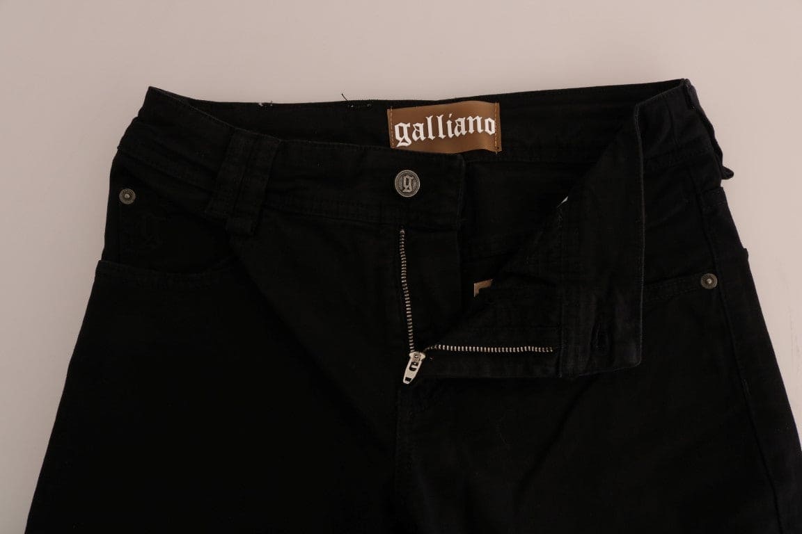 Jean en denim coupe classique noir chic de John Galliano