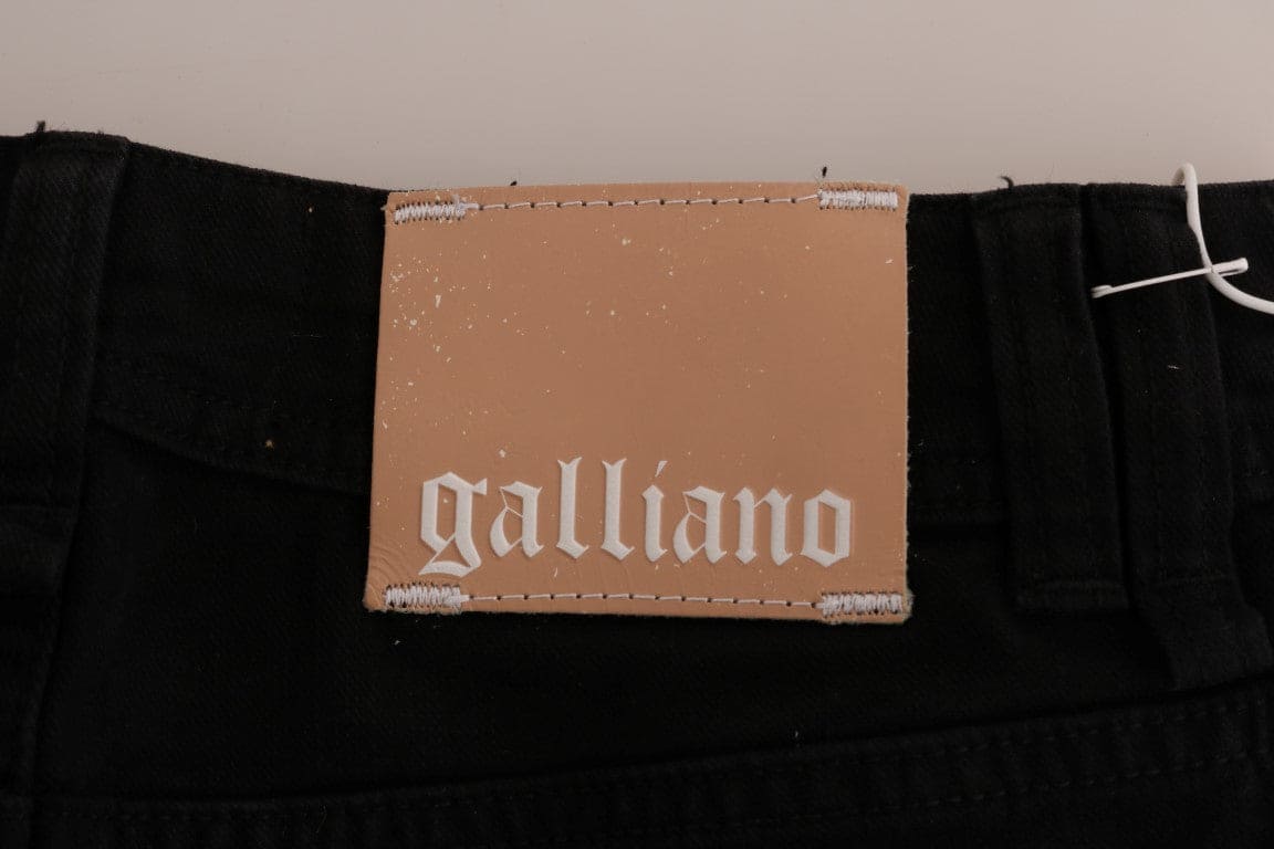 Jean en denim coupe classique noir chic de John Galliano