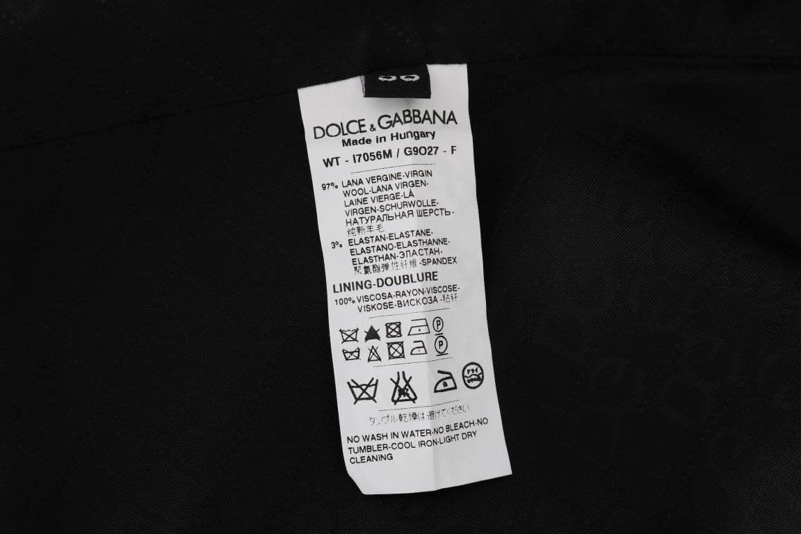 Gilet élégant en laine mélangée à rayures Dolce &amp; Gabbana