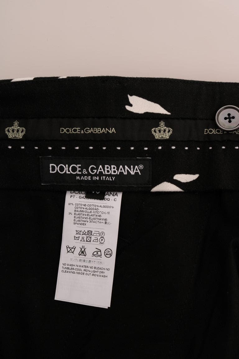 Pantalon élégant à imprimé arbre Dolce &amp; Gabbana