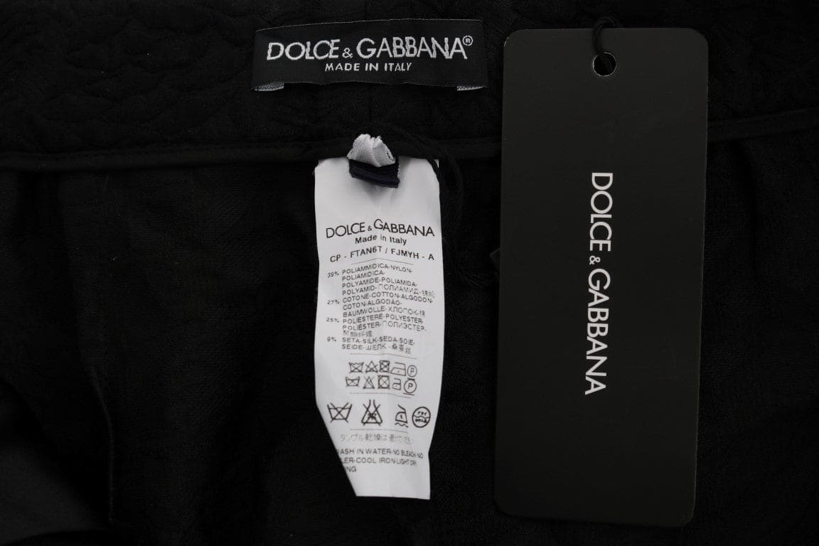 Robe-short élégante en brocart fleuri Dolce &amp; Gabbana