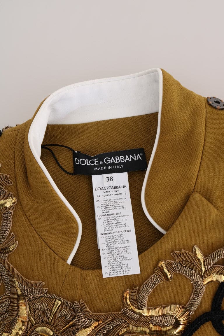 Gilet croisé orné de cristaux Dolce &amp; Gabbana Runway