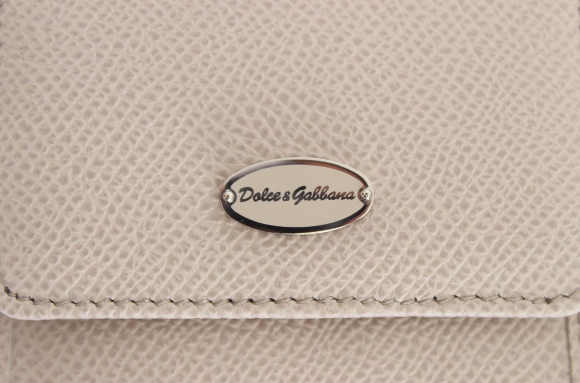 Estuche para preservativos de cuero blanco elegante de Dolce &amp; Gabbana