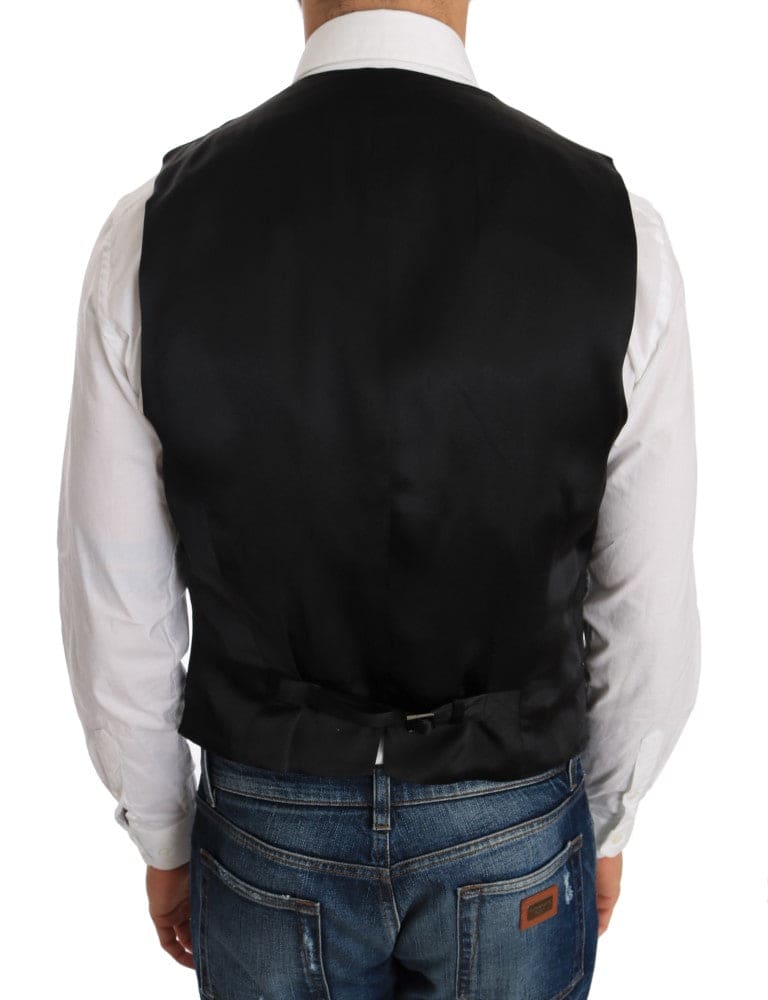 Gilet élégant slim fit de Dolce &amp; Gabbana en noir