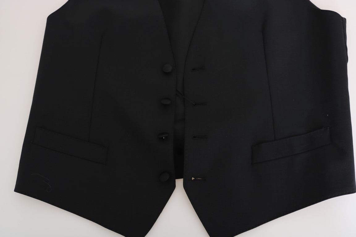 Gilet élégant slim fit de Dolce &amp; Gabbana en noir