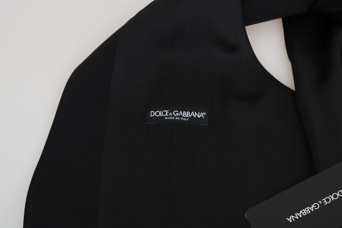 Gilet élégant slim fit de Dolce &amp; Gabbana en noir