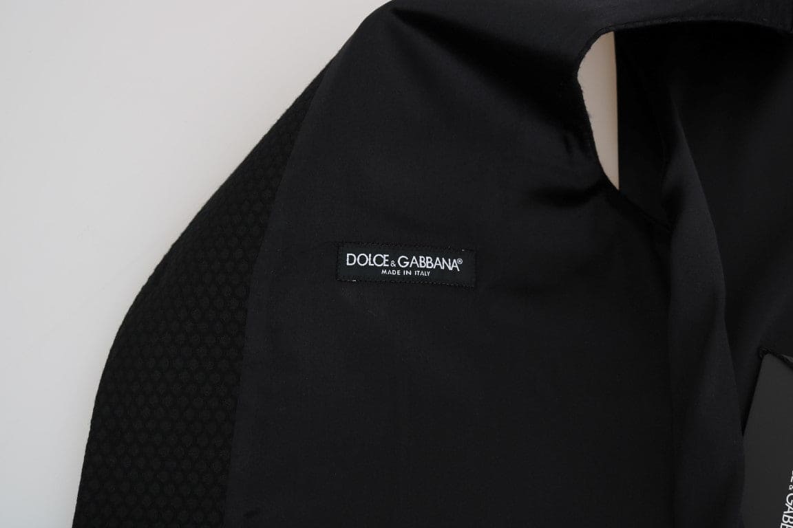 Gilet élégant à pois noir Dolce &amp; Gabbana