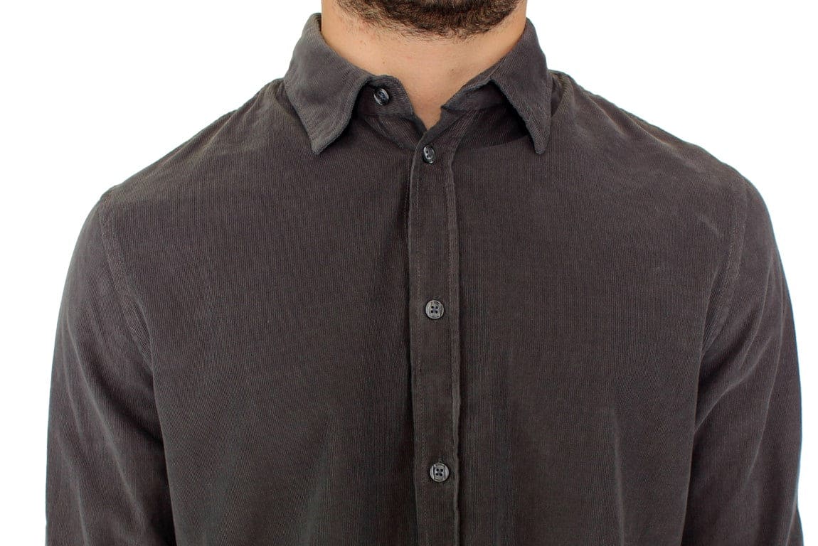 Camisa casual de algodón verde chic para hombre de GF Ferre