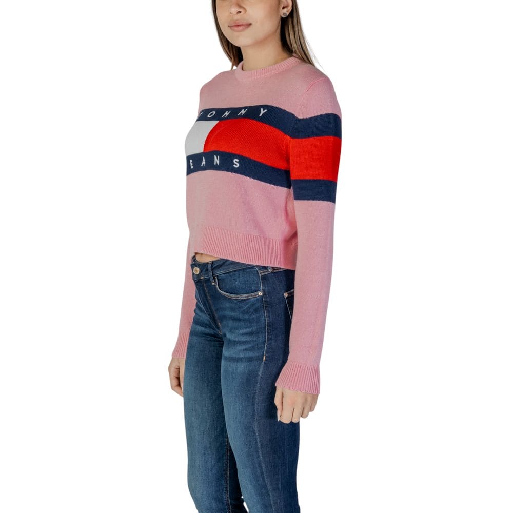 Tommy Hilfiger Jeans Multicolor Cotton Rigenerato Tops & T-Shirt