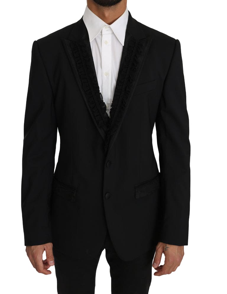 Veste blazer Martini slim noire élégante Dolce &amp; Gabbana