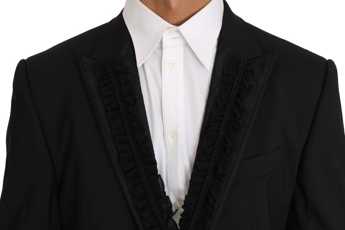 Veste blazer Martini slim noire élégante Dolce &amp; Gabbana