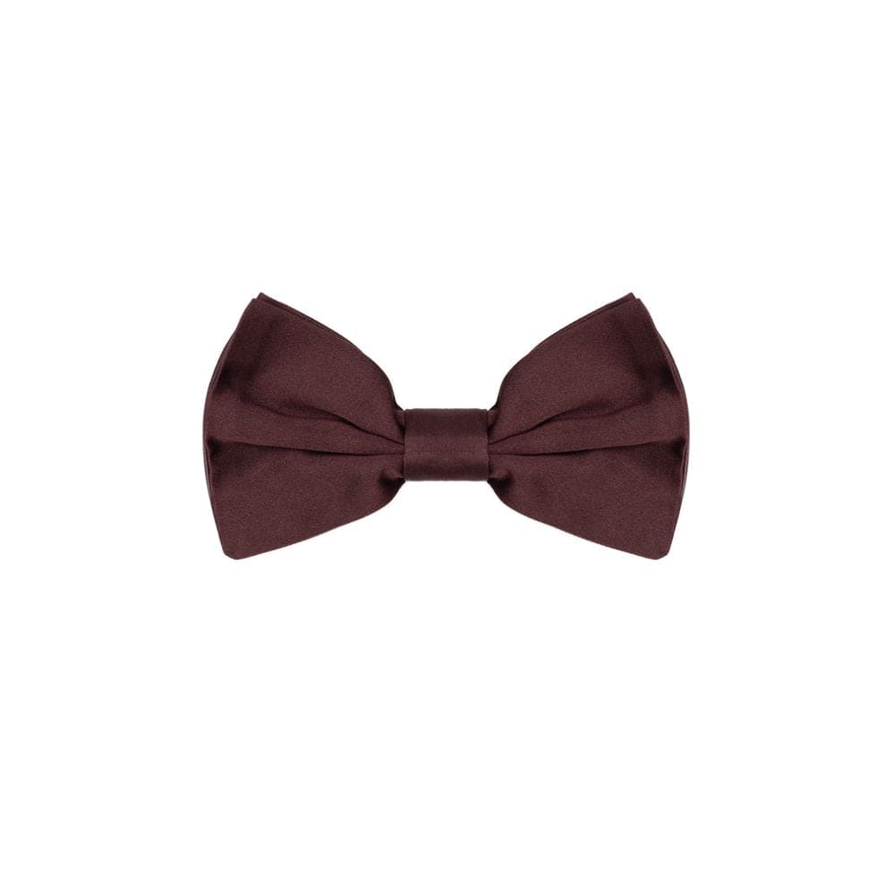 Dolce & Gabbana Burgundy Silk Ties & Bowty