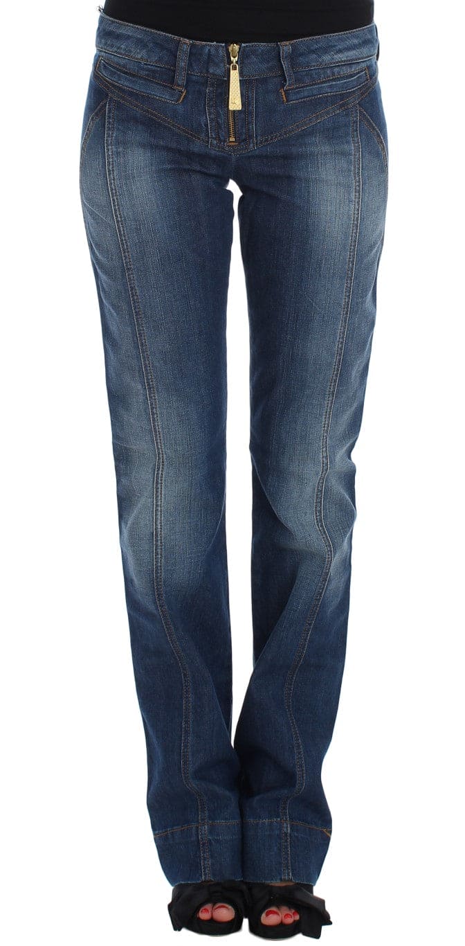 Jean bootcut bleu délavé Cavalli Chic