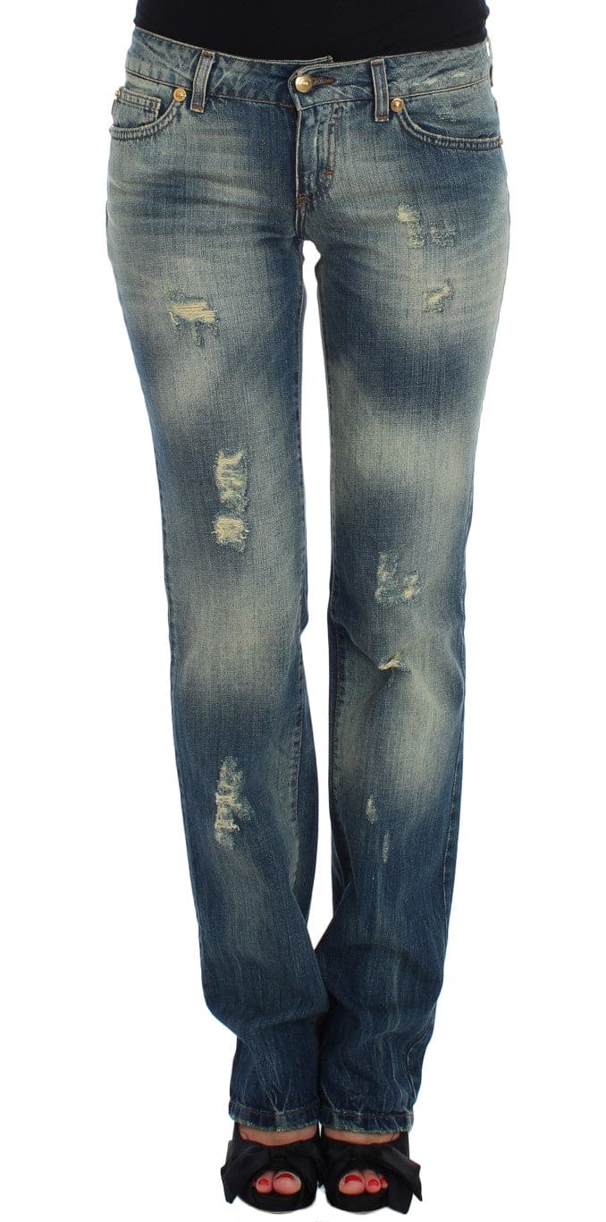 Cavalli Sleek Flair Leg Low Waist Denim