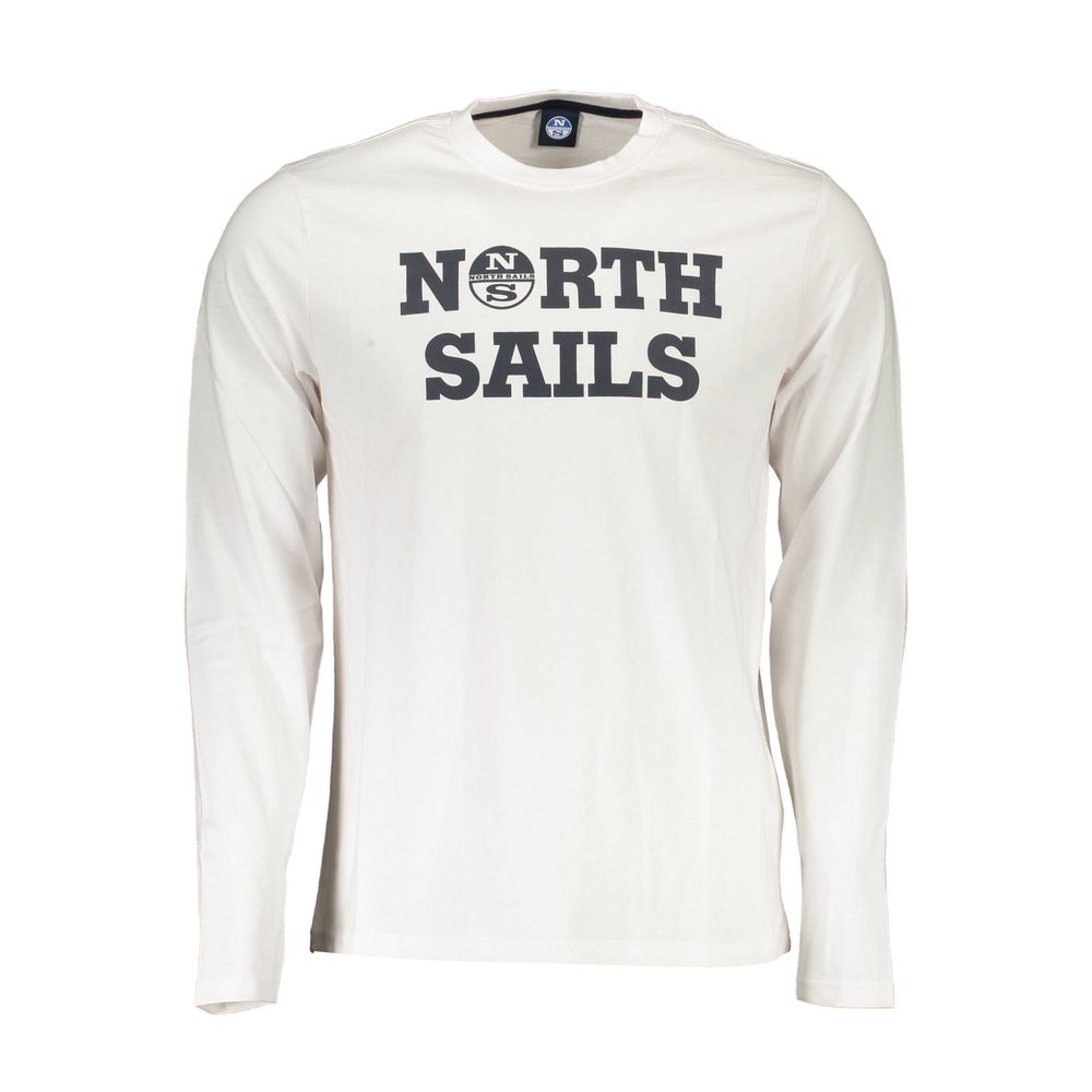 North Sails White Cotton Men TShirt