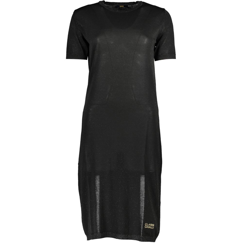 Cavalli Class Black Viscose Women Dress