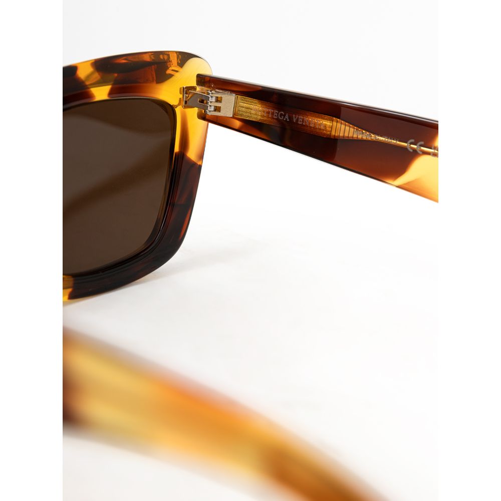 Bottega Veneta Brown Acetate Sunglasses