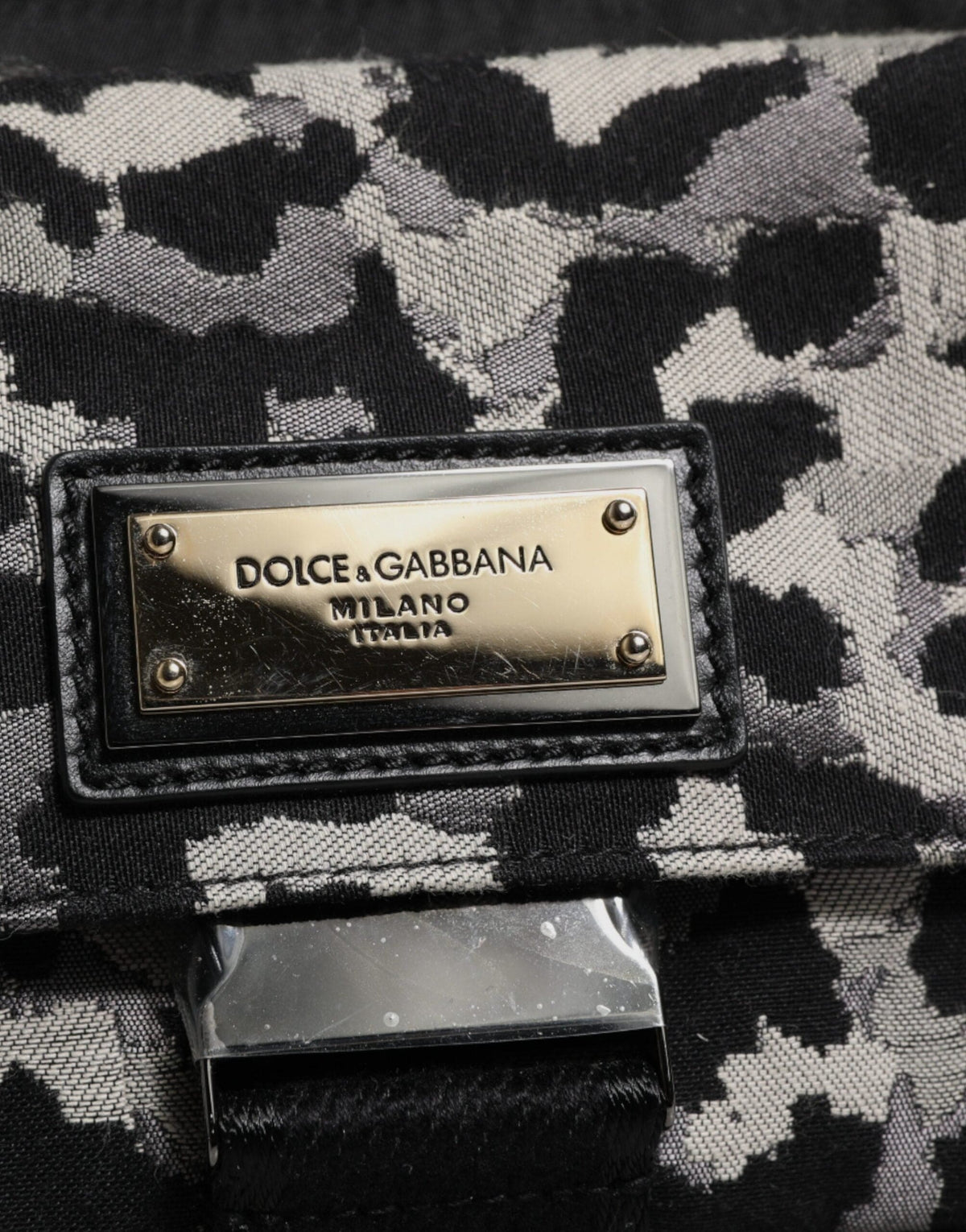 Sac bandoulière Dolce &amp; Gabbana en jacquard léopard multicolore