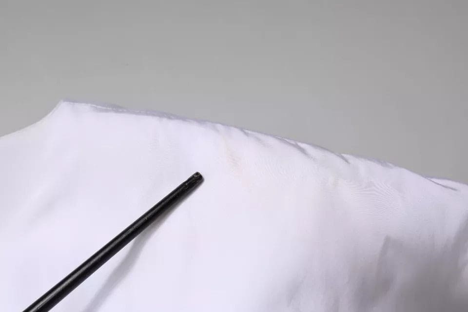 Robe fourreau courte en viscose imprimée blanche Moschino Couture