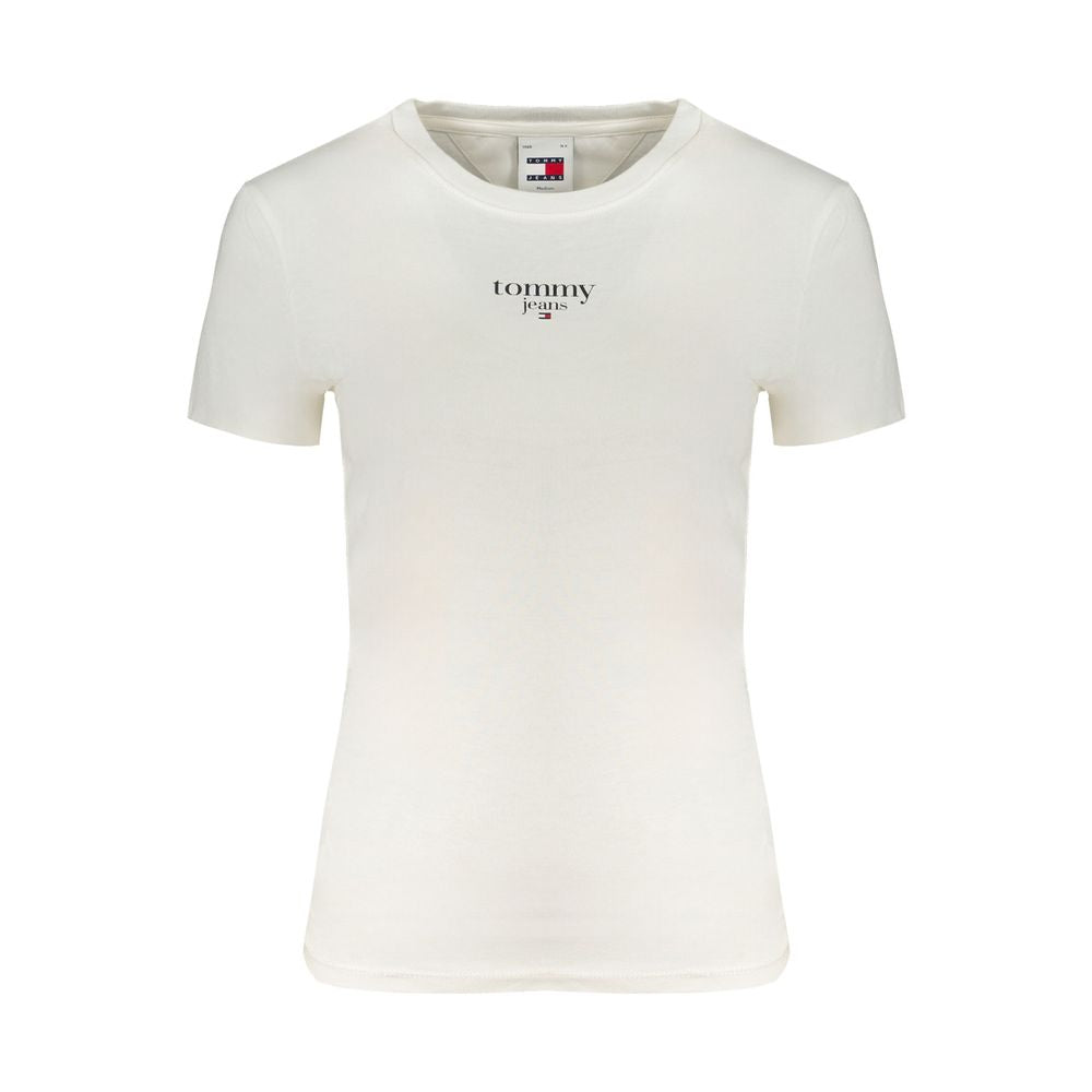 Tommy Hilfiger White Cotton Tops & T-Shirt