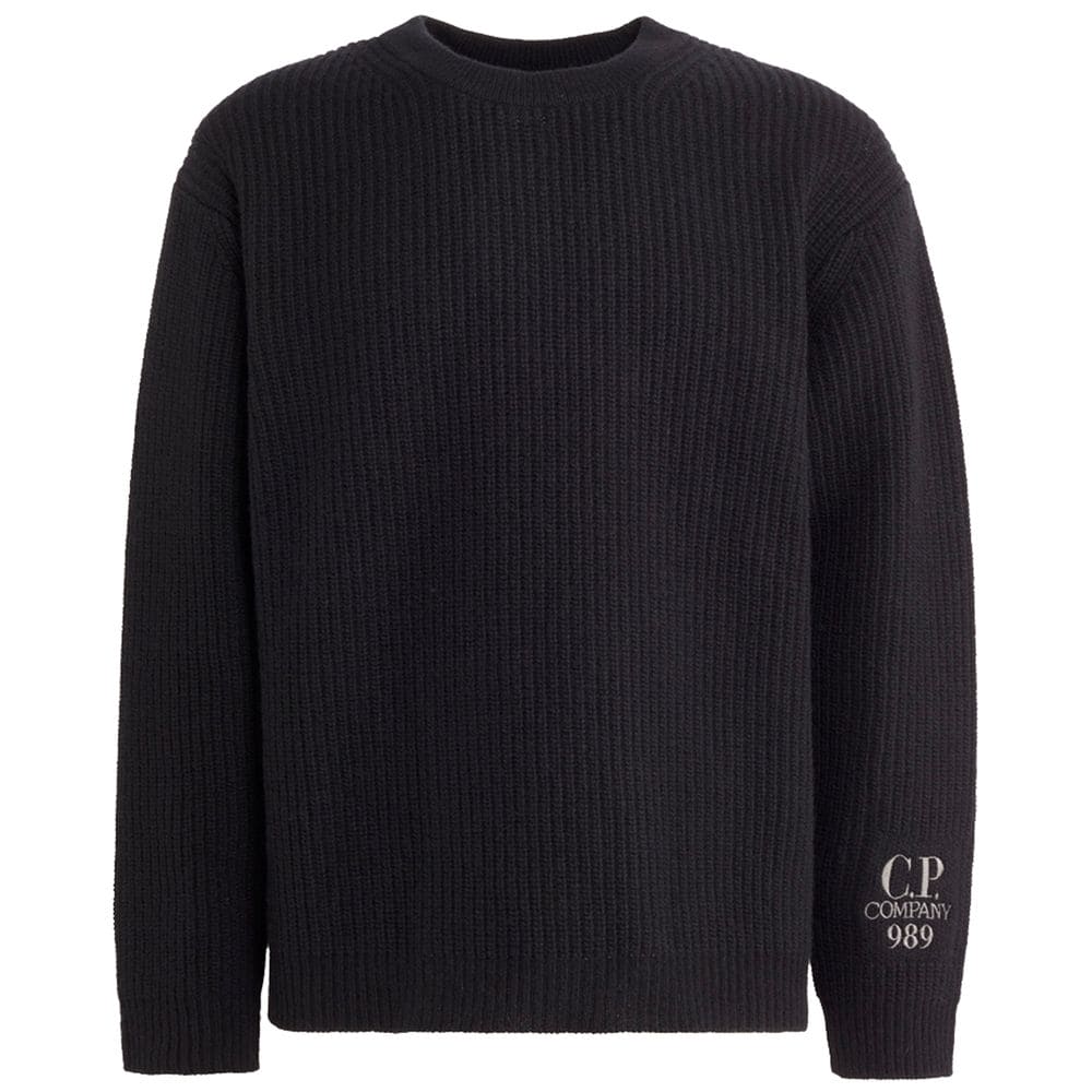 C.P. Company Black Wool Sweater