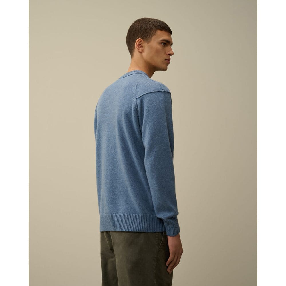 C.P. Company Light Blue Wool Sweater