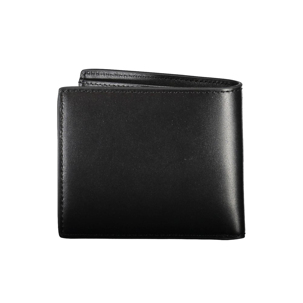 Tommy Hilfiger Black Leather Men Wallet