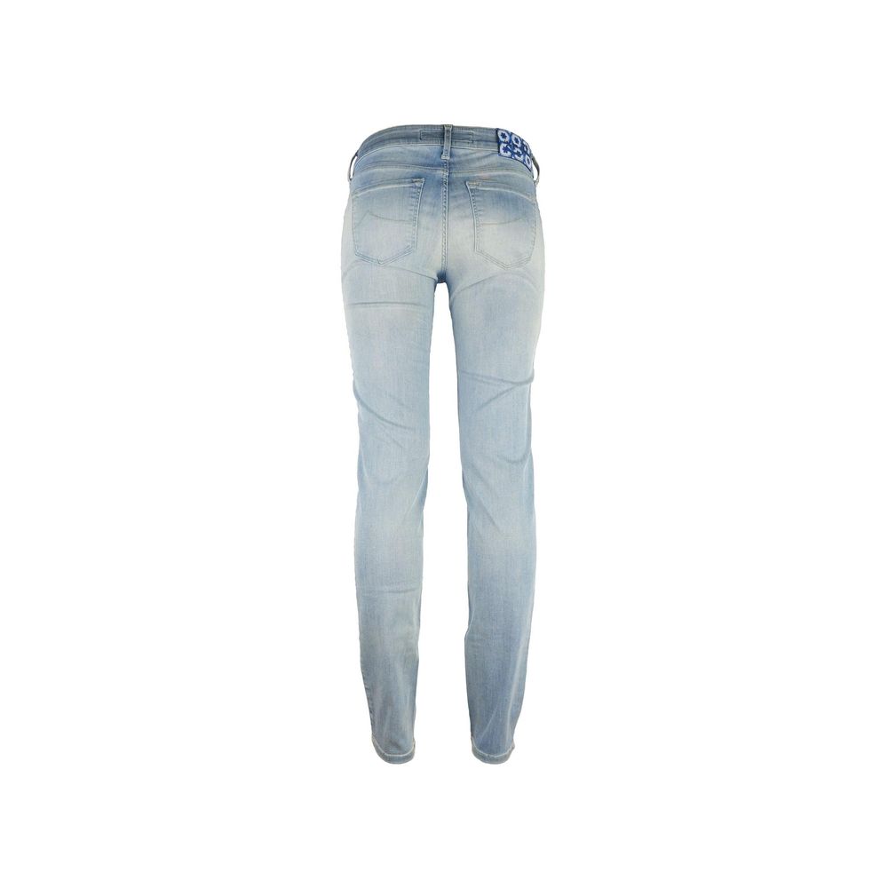 Jacob Cohen Blue Cotton Jeans & Pant