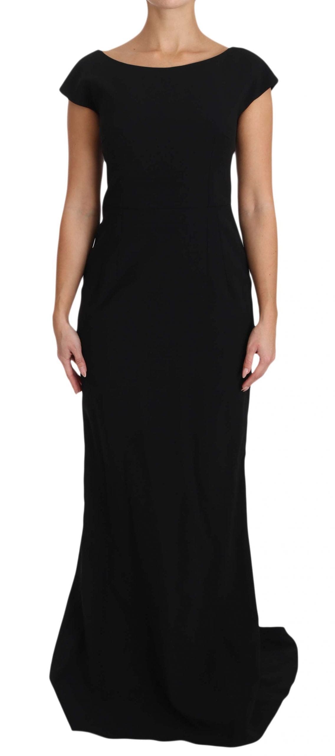 Robe fourreau longue noire élégante Dolce &amp; Gabbana