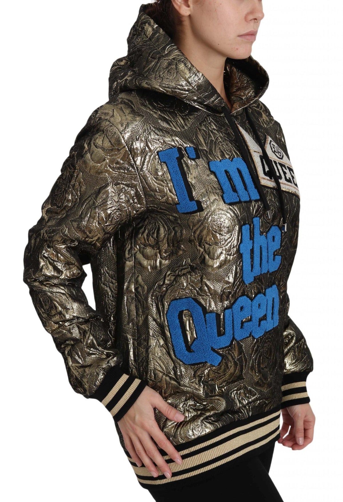 Sudadera con capucha multicolor Im The Queen de Dolce &amp; Gabbana