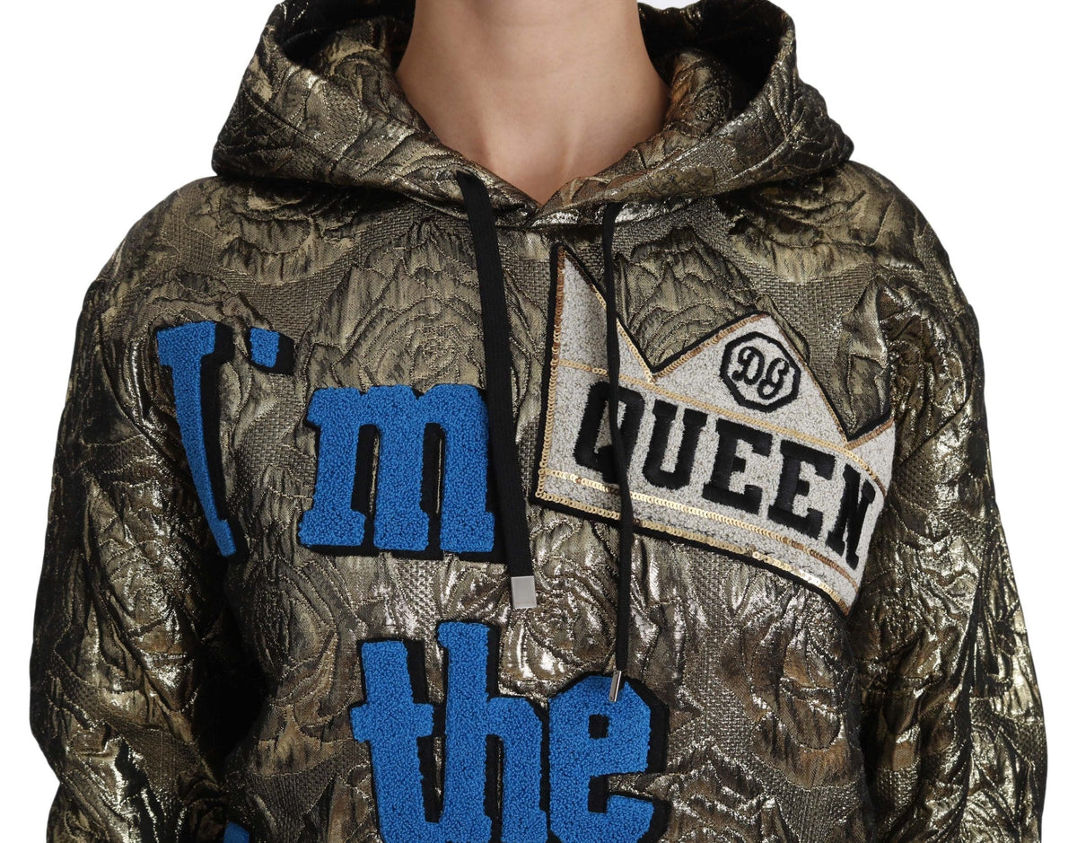 Sudadera con capucha multicolor Im The Queen de Dolce &amp; Gabbana