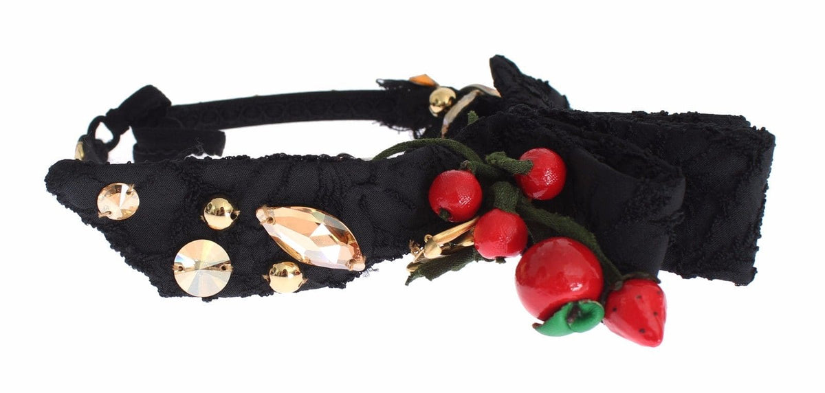 Bandeau diadème exquis en cristal et baies Dolce &amp; Gabbana