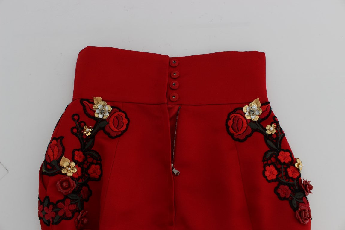 Short en soie brodé Enchanted Sicily de Dolce &amp; Gabbana