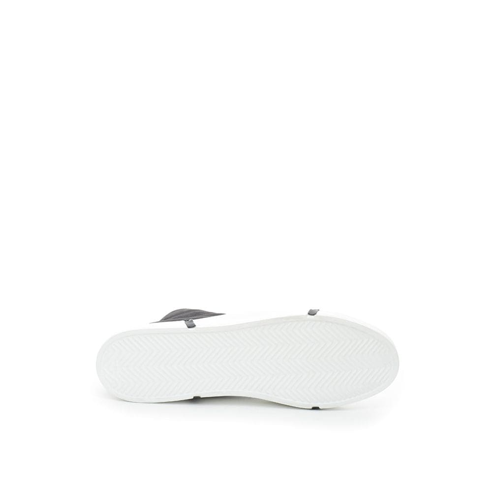 Roberto Cavalli Black Suede Leather High Top Sneakers