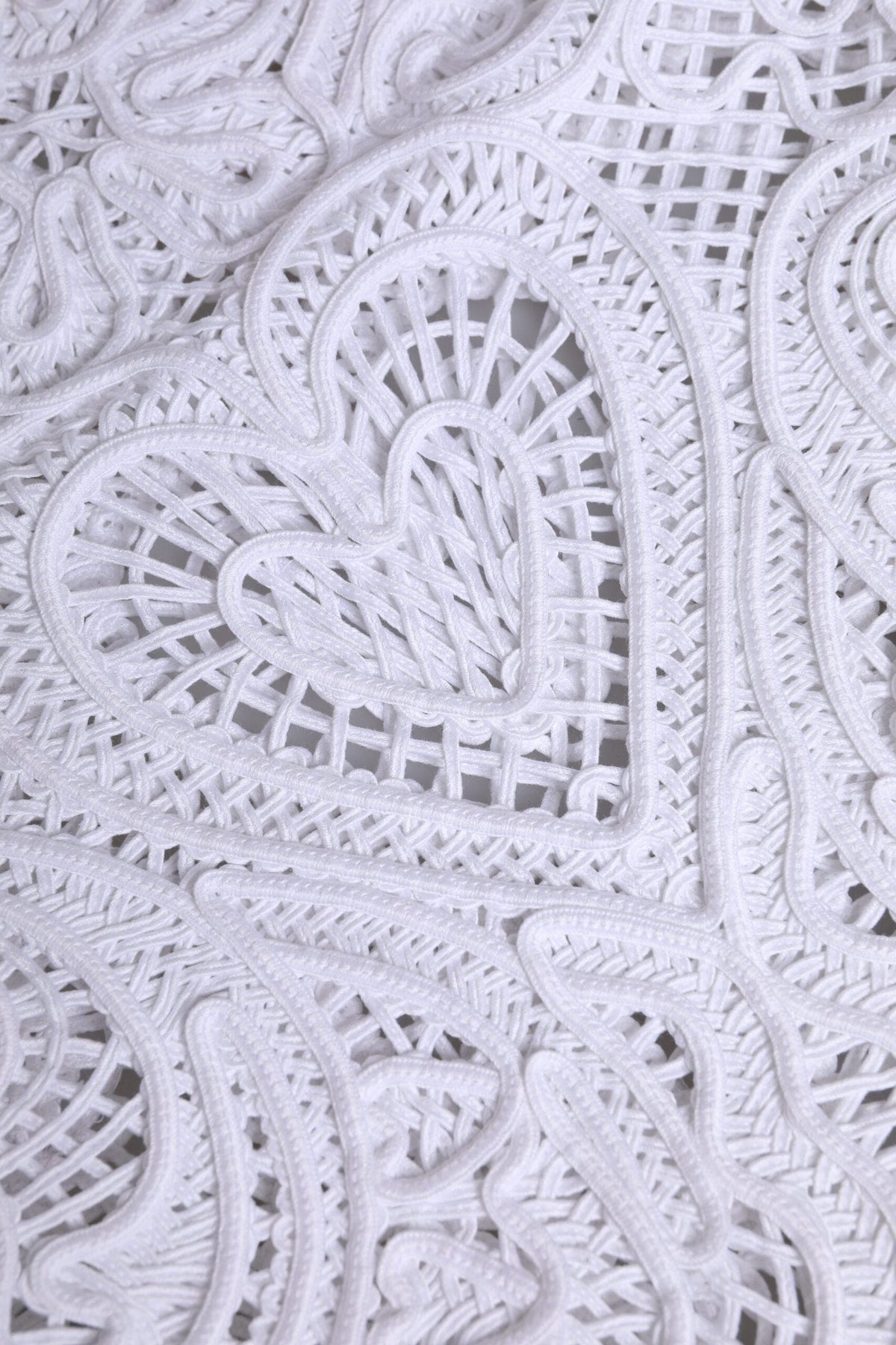 Sac cabas Beatrice en dentelle Cordonetto blanc Dolce &amp; Gabbana