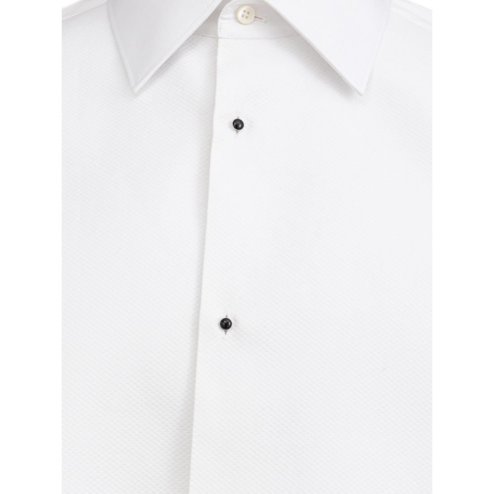 Chemise en coton blanc Dolce &amp; Gabbana