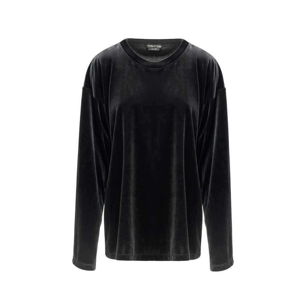 Hauts et t-shirts synthétiques noirs Tom Ford
