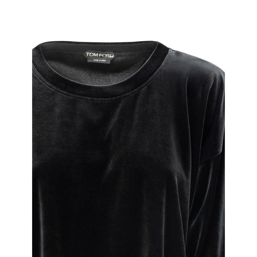 Hauts et t-shirts synthétiques noirs Tom Ford