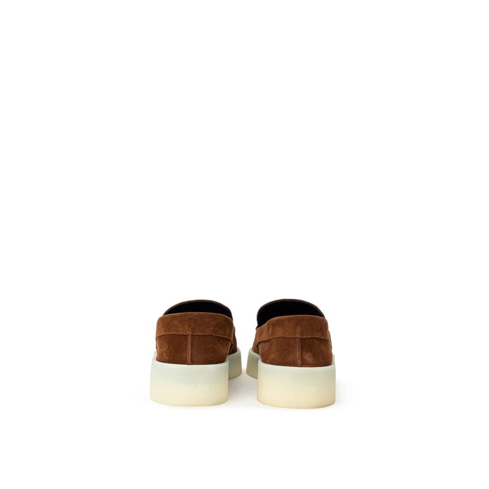 Fear Of God Brown Leather Slip-On Loafer