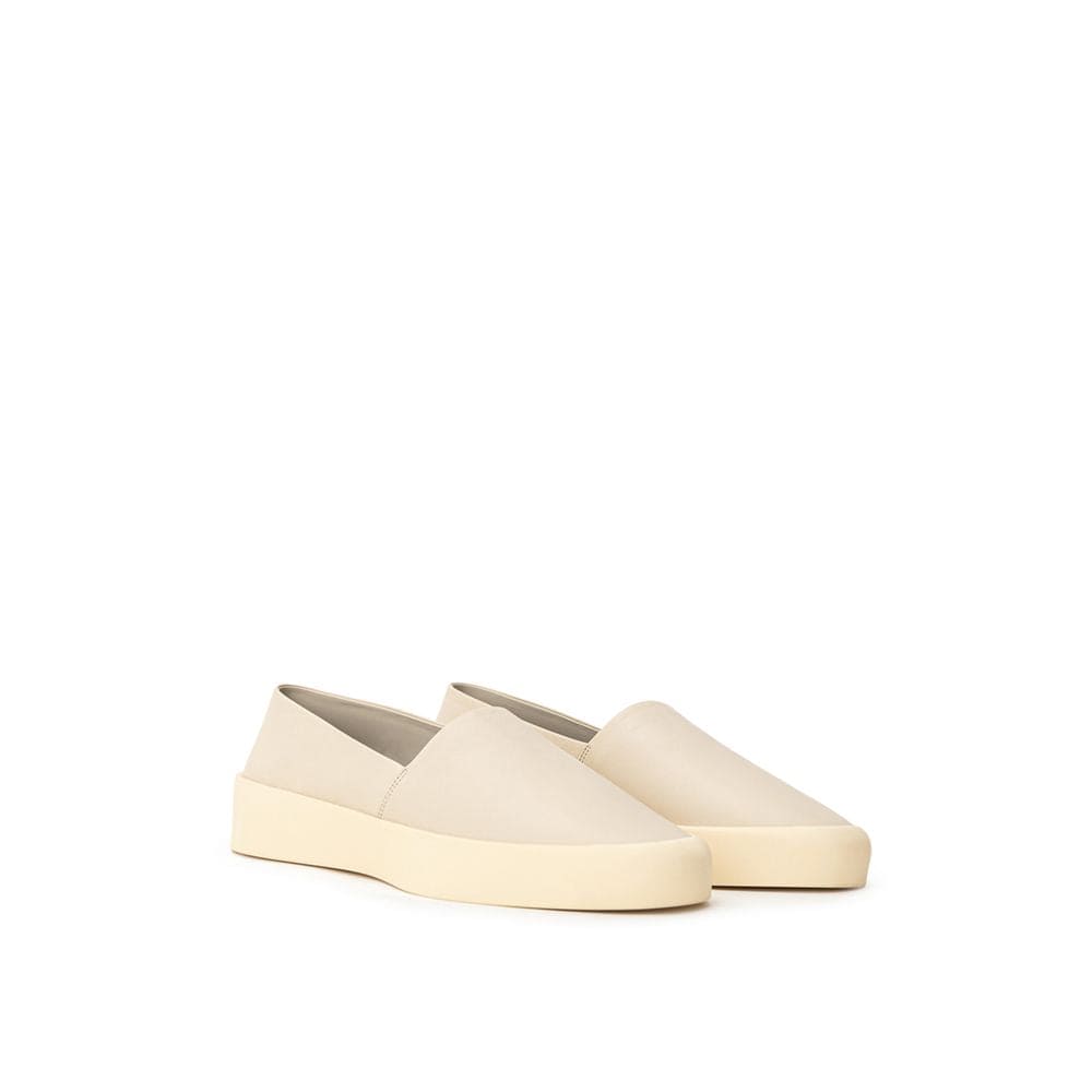Fear Of God Beige Leather Slip-On Loafer