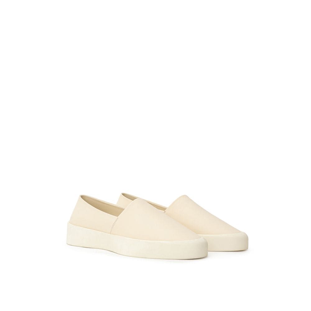 Fear Of God Beige Leather Slip-On Loafer