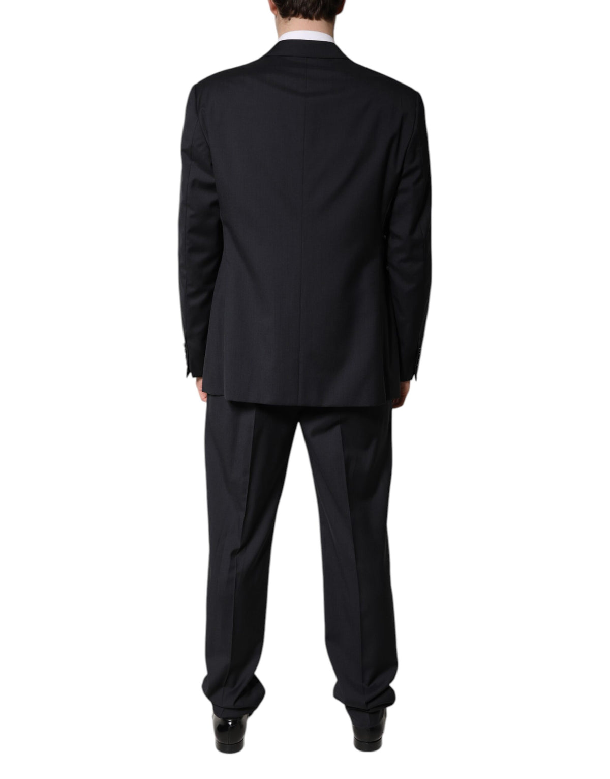 Emporio Armani Black Single Breasted Formal 2 Piece Suit