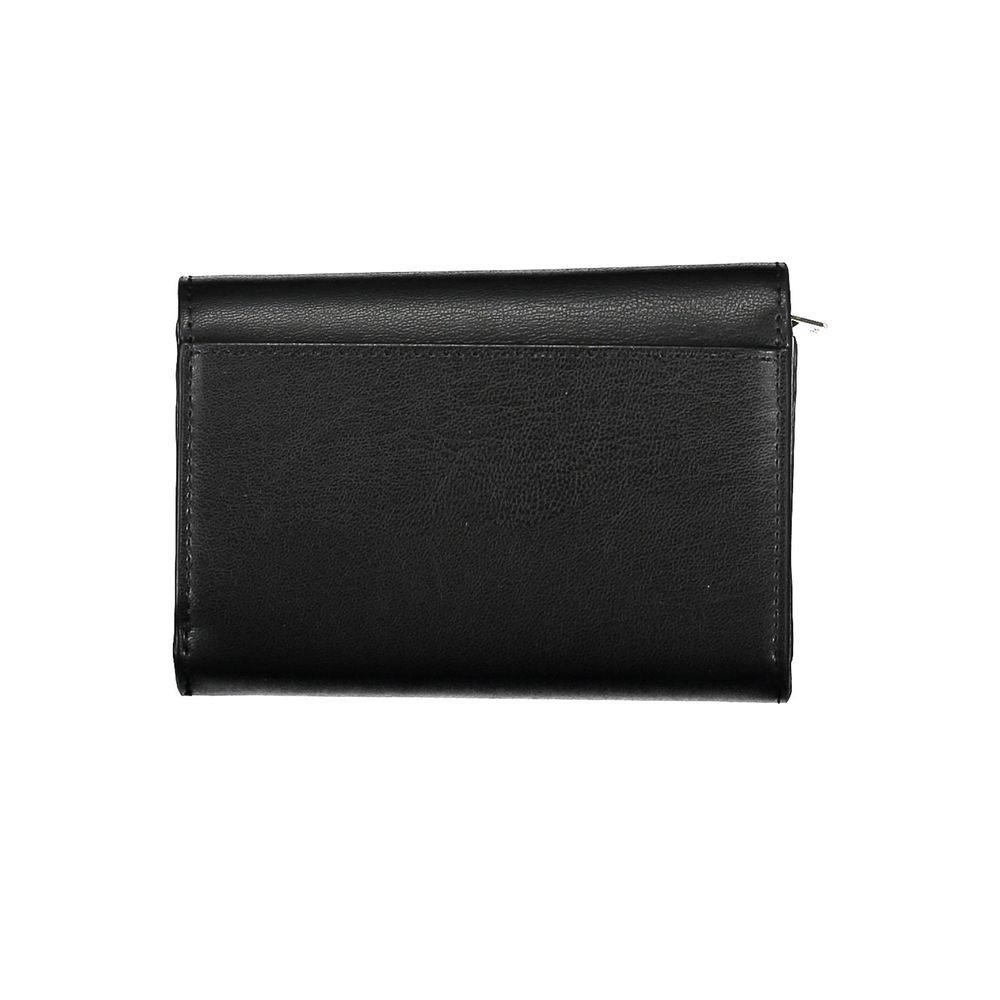 Tommy Hilfiger Black Polyurethane Women Wallet