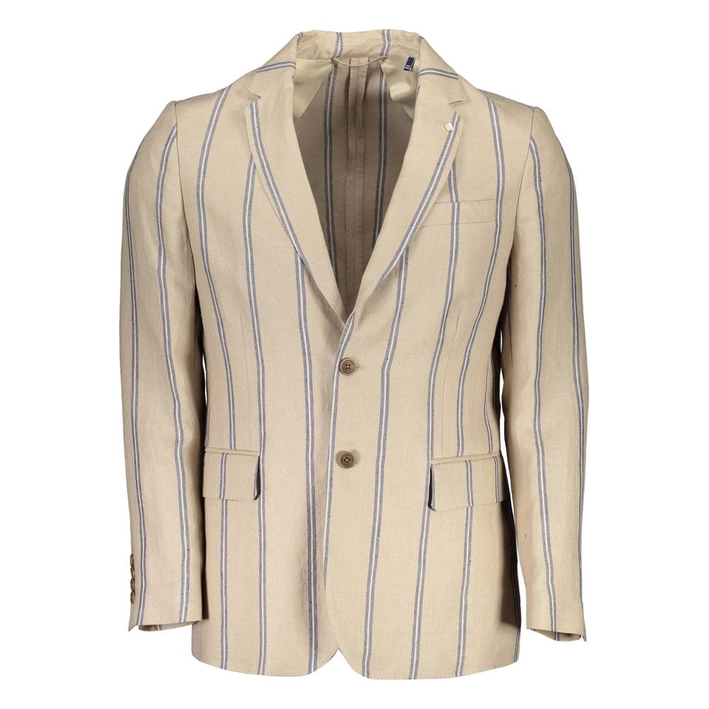 Gant Beige Linen Men's Jacket