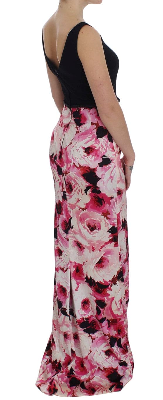 Robe longue fourreau florale élégante de Dolce &amp; Gabbana